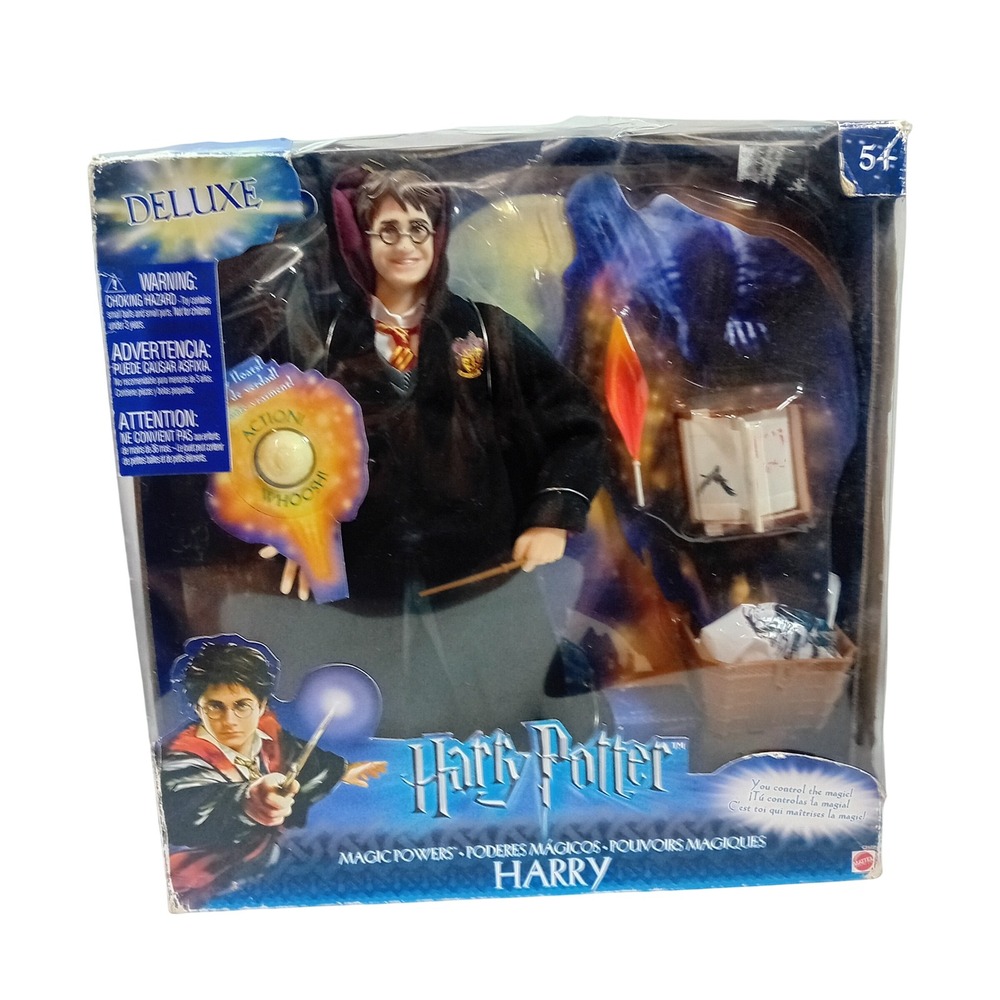 NEW 2003 VTG Y2K Mattel Harry Potter Deluxe Magic Power Electronic Figure READ